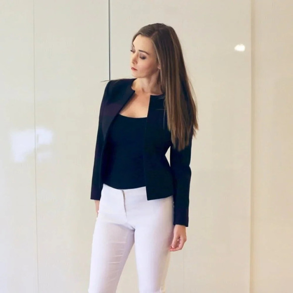 Tahari striped blazer - Picture 6 of 10